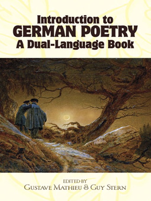 Title details for Introduction to German Poetry by Gustave Mathieu - Available